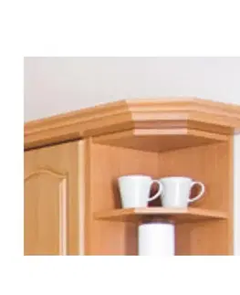 Koruna - ozdobná lišta k hornej skrinke W60/60 LC LORA MDF NEW Tempo Kondela