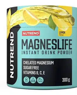 MagnesLife Instant Drink Powder - Nutrend 300 g Lemon