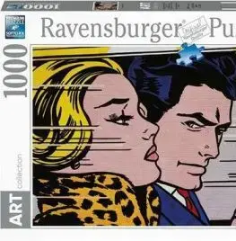 Puzzle Roy Lichtenstein: In the Car 1000 Ravensburger - Ravensburger