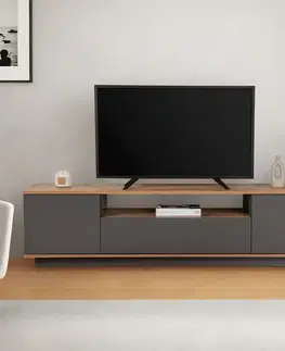 TV stolík Veramont - Anthracite, Atlantic Pine