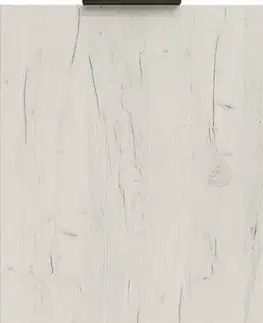 CRAFT moderná rohová kuchyňa 220 x 160, biely craft / grafit