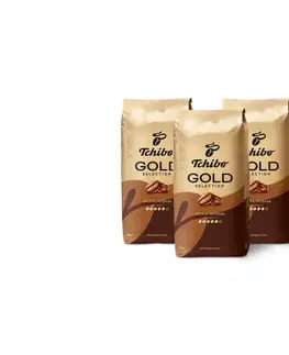 Tchibo Gold Selection -  3x1kg zrnková káva
