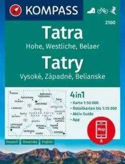 Tatry - Vysoké - Západné - Belianske 1:50 000, 2100 NKOM