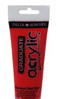 D&R Graduate akrylová farba Cadmium Red Hue 120 ml
