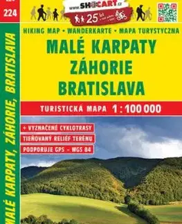 Malé Karpaty, Záhorie, Bratislava 1:100 000