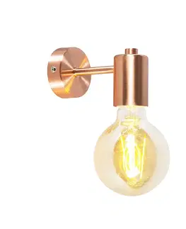 Inteligentná nástenná lampa Art Deco medená vrátane žiarovky G95 WiFi - Facil