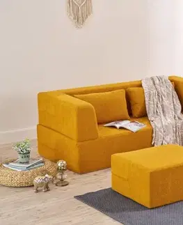 Dvojmiestna rozkladacia pohovka Pirgos - Orange