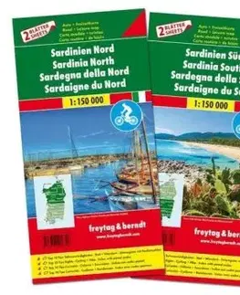 Sardínia 1:150 000 - set 2 mapy