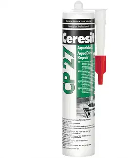 Silikónový tmel  Ceresit CP 27 Aquablock Repair čierny  300 ml