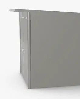 Biohort Záhradný domček BIOHORT Avantgarde A4 duo 180 × 340 cm (sivý kremeň metalíza)