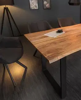 Jedálenský stôl ATHAMÁS divoká akácia Dekorhome