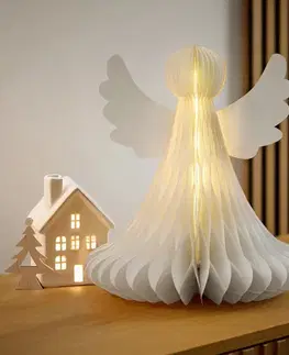 Papierový LED anjel, veľký