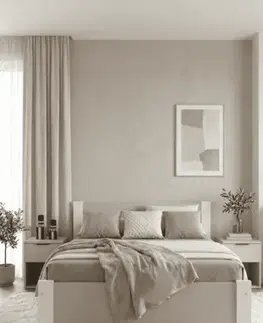 Elvisia Posteľ DEA s roštom | 90 x 200 cm Farba: Biela / kašmír