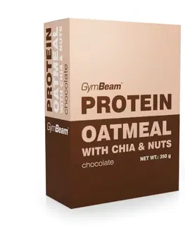 GymBeam Proteínová ovsená kaša s chia a orechmi čokoláda