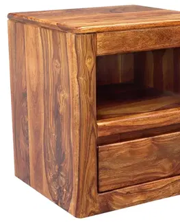 Nočný stolík 45x50x40 Tina z indického masívu palisander