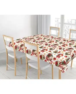 Bellatex Obrus ​​Vianočné ozdoby, 120 x 140 cm, 120 x 140 cm
