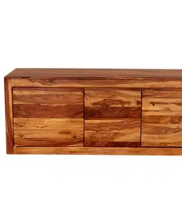 TV stolík Tina s úložným priestorom 140x60x45 indický masív palisander