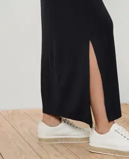 Dlhá džersejová sukňa