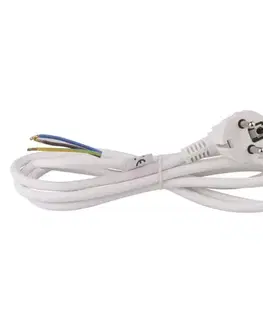 EMOS Flexo šnúra PVC 3× 1,0mm2, 2m, biela