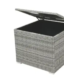 DEOKORK Box na podušky SEVILLA 82 x 82 cm (sivá)