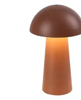Rabalux 76039 - LED stmievateľná dotyková vonkajšia lampa MIREO 1,5W/5V IP44 1200 mAh USB hnedá 76039