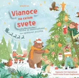 Kniha so samolepkami - Vianoce na celom svete - Hannah Joli
