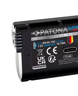 PATONA - Akumulátor Nikon EN-EL15C 2600 mAh Li-Ion Platinum s USB-C PT1363