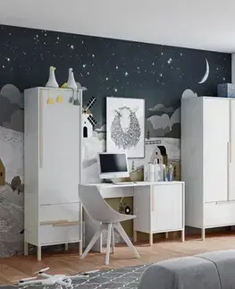 ArtSegam Detská izba SPRING | biela/svetlé úchytky