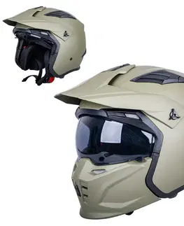 W-TEC Badalone Army béžová matná - XS (53-54)