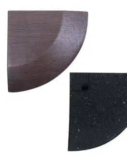 inSPORTline Roh pro podložky Luxteko Waffle 2cm 1ks drevo