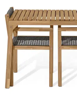 Balkónová súprava s textilným prútím