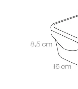Tescoma dóza FRESHBOX 1.2 l, štvorcová