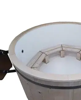 DEOKORK Drevená kaďa s vložkou Hot tub (900L)