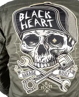 W-TEC Black Heart Hat Skull Jacket Hat Skull - S