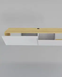 TV stolík Poling - White, Sapphire