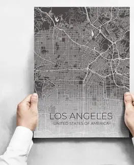 Obrazy na stenu - Map of Los Angeles