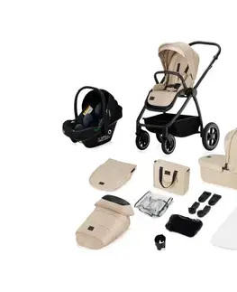 Lionelo - Kombinovaný kočík 3v1 MERIL Beige Sand 5903771720144