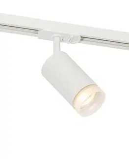 Moderný reflektor s bielym krúžkom pre 1-fázový koľajnicový systém GU10 50 mm - Iconic Jeana