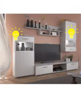 LED osvetlenie k obývacej stene BREAK Tempo Kondela