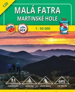 Malá Fatra - Martinské hole - TM 120 - 1: 50 000