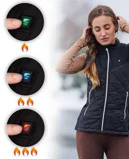 inSPORTline Electronics WARMher čierna - M