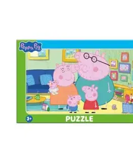 PEPPA PIG V OBÝVACÍM POKOJI 15 deskové Puzzle
