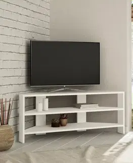 TV stolík Thales Corner - White