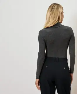 Body so stojačikom, sivé s melírom