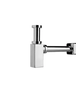 JIKA H3747300040001 - Hranatý umývadlový sifón CUBITO lesklý chróm H3747300040001