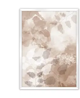 Dekoria Plagát Beige Art, 30 x 40 cm, Ramka: Biała