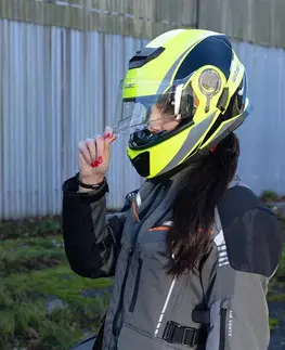 W-TEC Banelmeda čierna-fluo žltá - M (57-58)