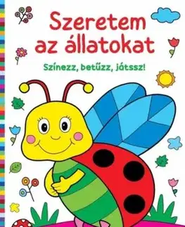 Szeretem az állatokat – Színezz, betűzz, játssz!