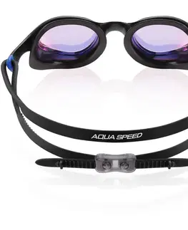 Aqua Speed Vortex Mirror White/Blue/Rainbow Mirror