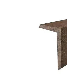 Ukončovacia lišta WPC UNVOC COEX čokohnedá D002 40 x 60 x 2200 mm